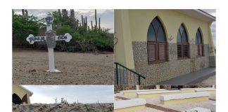 Kapel di Alto Vista blanco di vandalismo yena cu odio.