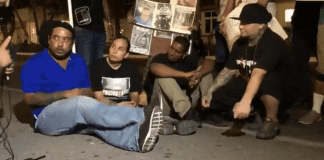 Manifestantenan a keda sinta dilanti Parlamento y ta pidi precencia di Gobernador