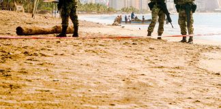 Ta haya 10 curpa den grafnan clandestino den e estado Mexicano di Guerrero.