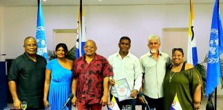 Un komité ehekutivo konsistiendo di diferente partido enkargá ku esaki