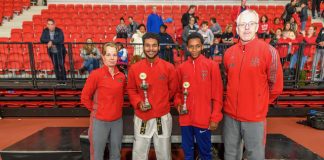Coach Olimpico Henk Meijer a cuminsa training hunto cu e rumannan Klaber.