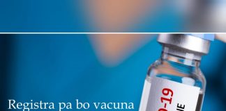 Basta reaccion riba prome dia di registracion pa e vacuna di COVID-19 na diferente MFA rond Aruba.
