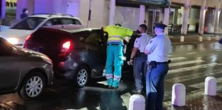 Señora herida den accidente diahuebs anochi