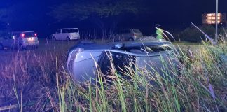 Hyundai Getz a bolter ariba Avenida Nelson O.Oduber