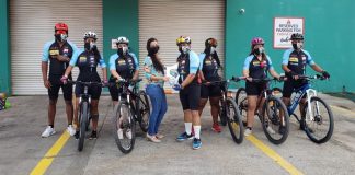 E Weekend aki Biking Squad Aruba a haci su prome cori official estrenando nan prome uniform.