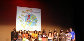 Minister di Cultura Xiomara Maduro tabata presente na e competencia di Arte di Palabra