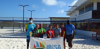Resultado di e cuatro dia di e torneo di Beach Tennis Escolar di IBiSA