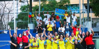 Seleccion Girls U14 lo ta den e gran final di e CFU Challenge Series na Republica Dominicana.