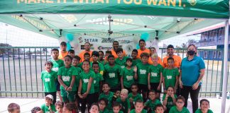 Aruba Bank a aporta na Back 2 School Summer Camp di 297 Soccer Academy