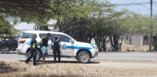 Polis a detene Brian A, ariba caminda di Piedra Plat