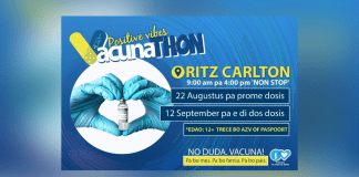 Vacunathon pa tur ciudadano na Aruba cu ainda No a vacuna