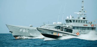 Wardacosta lo controla riba lama pa tiramento di pisca