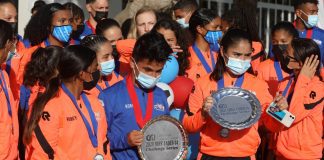 Gobierno Di Aruba ta Felicita nos Atletanan Girls U14 Y Boys U15