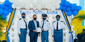 Aruba tin 14 Polis nobo pa reinforsa Cuerpo Policial