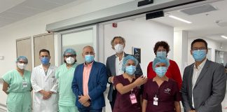 Delegacion di HOH di bishita na hospitalnan na Colombia