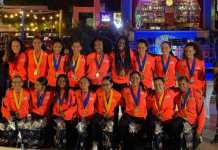 Minister Endy Croes A Haci Desvelo Di Reconocimento Pa Nos Seleccion Femenino U14 Na E “Wall Of Rising Stars” Na Paseo Herencia