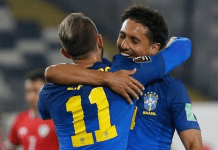 Brazil ta gana Chile den weganan di clasificacion pa mundial 2022 den un wega cu hopi carchi geel