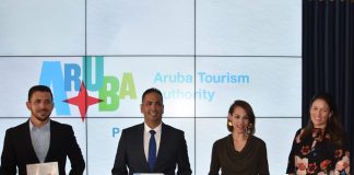 Minister Dangui Oduber conhuntamente cu ATA y Qredits Aruba y EPI a lansa e proyecto “Aruba Signature Experiences”