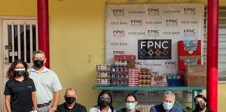 Banco di Caribe ta haci otro donacion di comestibel na Fundacion Pa Nos Comunidad