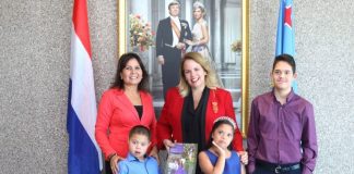 Prome Minister ta ricibi Bishita di Fundacion ‘Sea Bunita Sea Bo Mes’