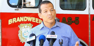 Rocco Tjon: Reunion fructifero cu personal di brandweer den cuadro di “ International Fire Prevention Week”