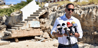 Renobacion di e trapi na Rodgers Beach ta e inicio di hopi proyecto bunita na caminda pa San Nicolas