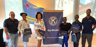 Kiwanis Club of San Nicolas a tene nan Conferencia di fin di aña Kiwanistico y Instalacion di miembro nobo