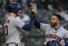 Houston Astros ta bay ariba den serie final di Liga Americana
