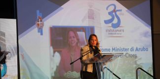 Conferencia 35 aña status aparte, Aruba ta di nos Tur