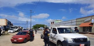 Control grandi ariba puntonan cardinal diaranson mainta, varios persona deteni