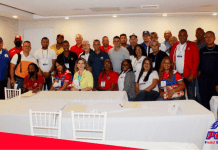 Pais Aruba representa durante e “Caribbean Zone meeting Pony Baseball 2021