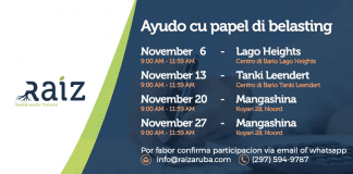 RAIZ cu campaña pa yuda yena declaracion di “inkomstenbelasting 2020”