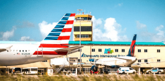 84% di pasaheronan cu a sali for di Aruba na Oktober 2019 recupera den Oktober 2021