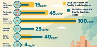 W.H.O. Calidad di aire ta un Derecho Humano