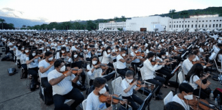 Venezuela ta Kibra e Guinness World Record di Orkesta Mas Grandi di Mundo