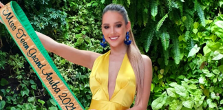 Elizabeth Johnson , Miss Teen Aruba International 2021 ta represenando Aruba den gran forma na Guatemala pa Miss Teen Grand Universe
