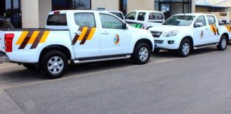 Oficinanan di Departamento di Aduana ta cera riba dianan di Fiesta