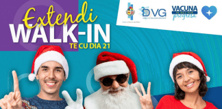 Crisis Team y DVG ta informa cu ‘Walk-In’ pa vacuna di Covid19 ta ser extendi te cu dia 21 di december