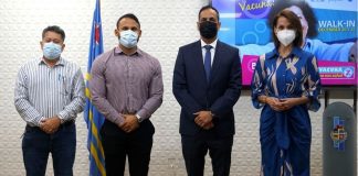 Minister Dangui Oduber a duna informacion tocante Update di Covid-19