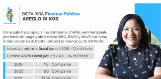 Den aรฑa 2021 un total di 2766 compania chikito a haci uso di e areglo di KOR y no mester a paga of declara BBO, BAZV y BAVP tur luna