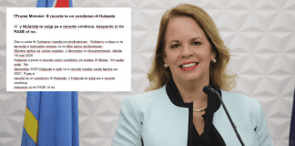 Carta aki! Contesta di Gobierno na sindicatonan: No por stop e recorte de imediato