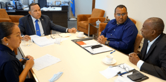 Minister Endy Croes a reuni cu Aruba Athletic Federation ‘AAF’