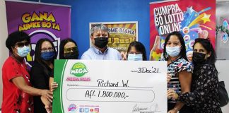 1.8 miyon gana den 7, cada un lo hiba 257 mil