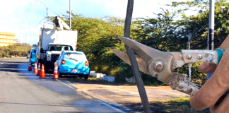 Dialuna a habri cu otro sabotahe riba liña di fiber optic di Setar