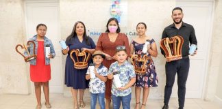 Minister di Cultura Xiomara Maduro a ricibi bishita y a gradici nos monarcanan di Dande 2021 pa engrandece y biba nos cultura