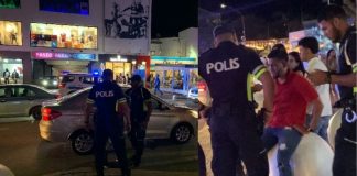 Varios unidad di polis a bay dilanti Yolo na The Cove Mall, pa un pelea grandi