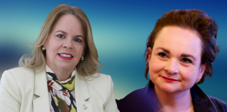 Algun ora despues di a huramenta, Secretario di Estado Alexandra van Huffelen tin su prome reunion cu Promer Minister di Aruba