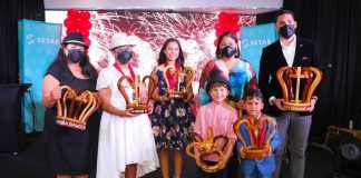 Minister di Cultura Xiomara Maduro ta corona Reynan di Dande Infantil y Reinanan di Dande Hubenil 2021