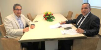 Reunion sumamente positivo cu DOW Aruba.