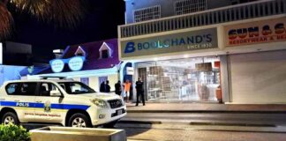 Ladronnan capta riba camara di seguridad ta corta e rolluik di Boolchands